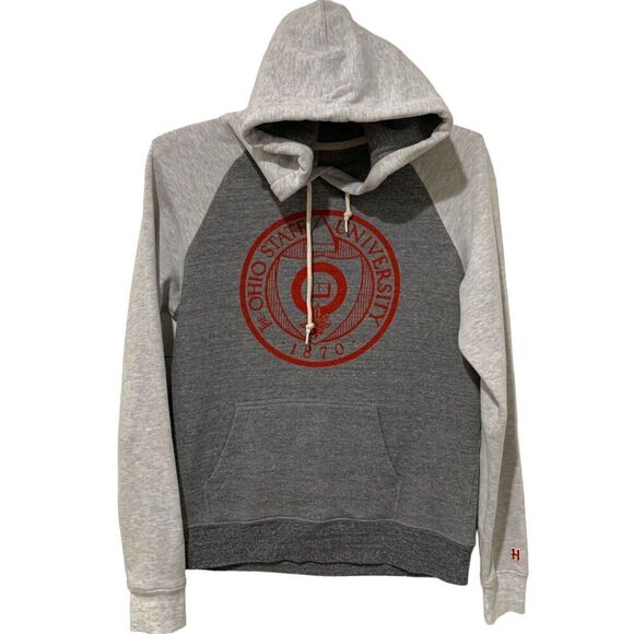 Homage | Sweatshirt Hooded Ohio State University Gray Womens- Size Medium - Picture 1 of 8